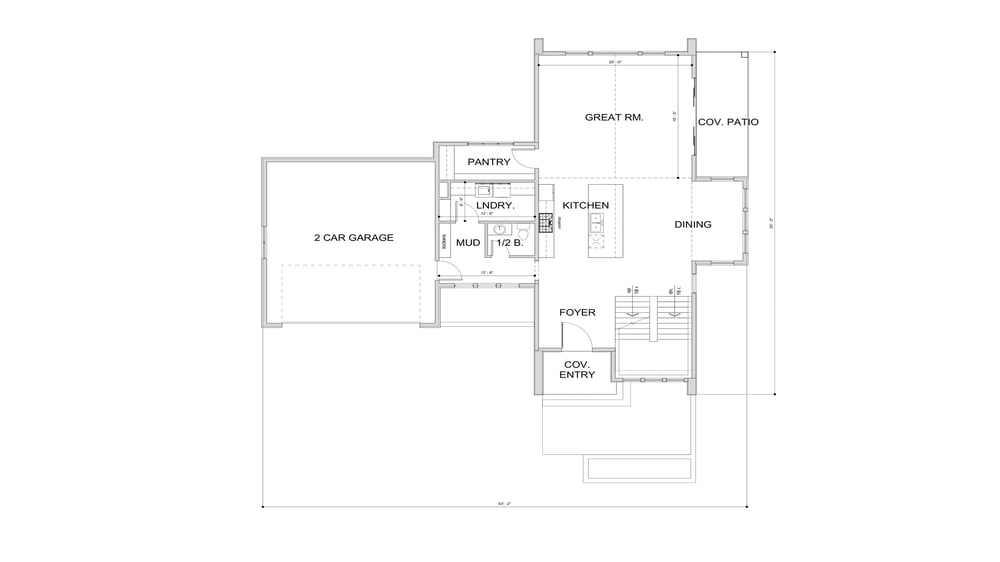 Svendborg main floor plan. Utah custom home floor plan by 10X Builders