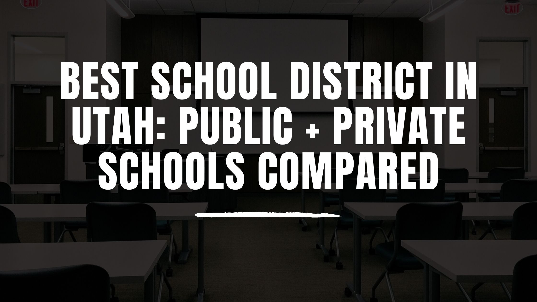 Best School District in Utah Public + Private Schools Compared